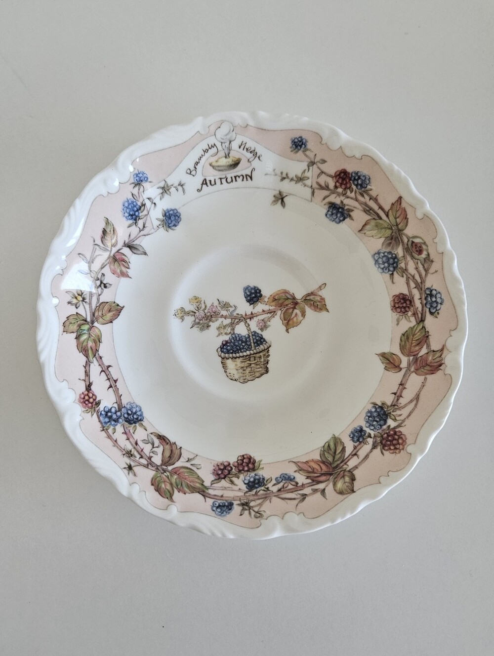 Brambly Hedge By Royal Doulton Autumn 3-Piece Bone Mini Tea Cup Set Plate Mug - Picture 7 of 12